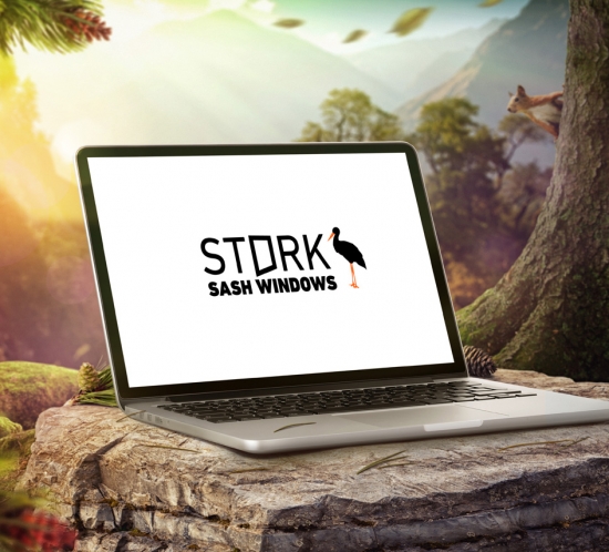 stork sash windows website design