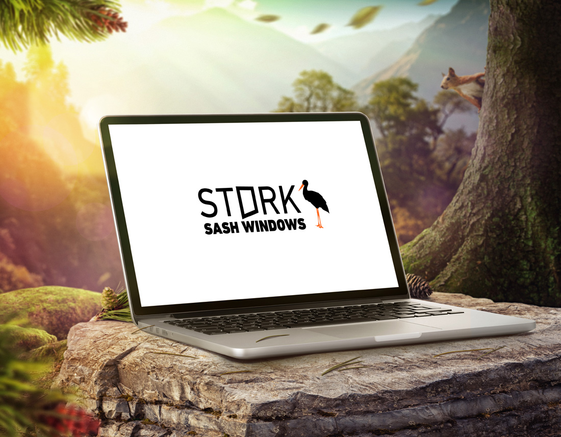 stork sash windows website design